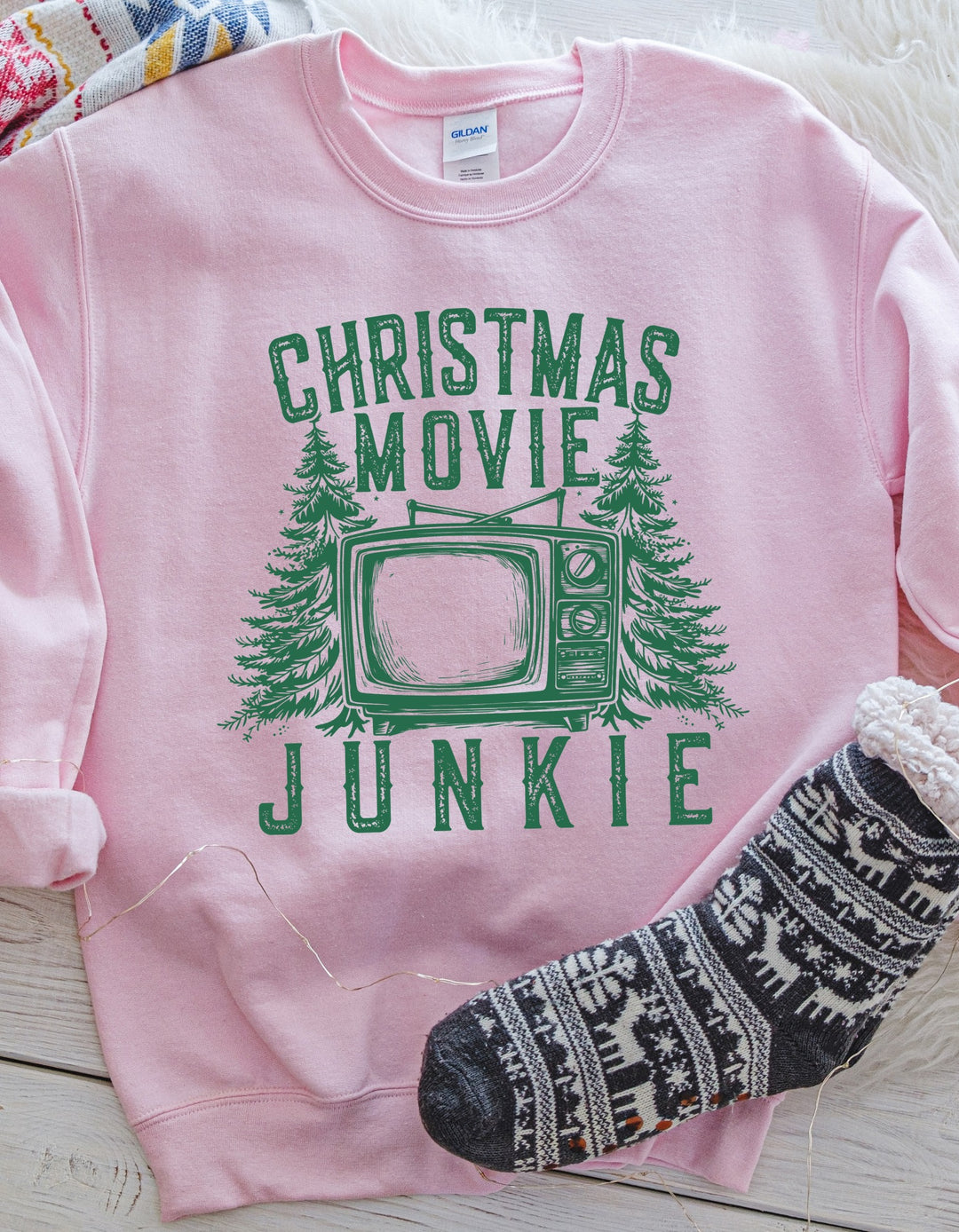Christmas Movie Junkie (Ready to ship)