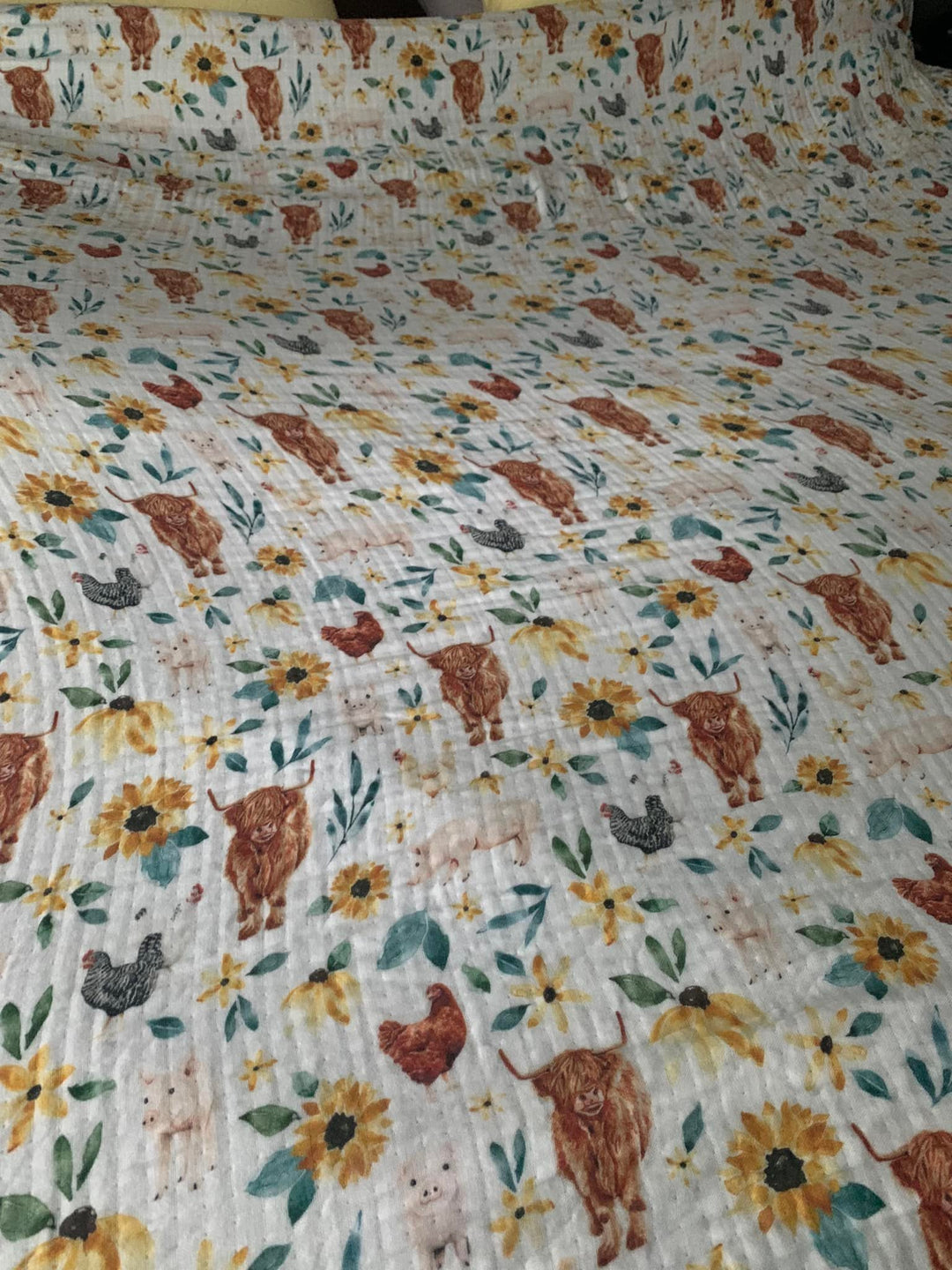 (Pre-Sale ETA: FEB) Highland Cow Daydream Blanket - The Last Call Collection