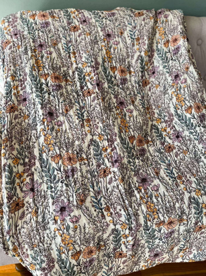 (Pre-Sale ETA: FEB) Wildflower Sketch Daydream Blanket - The Classics Collection