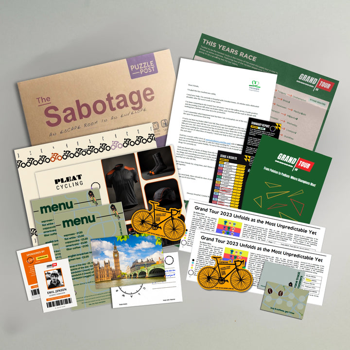 (Pre-Sale ETA: MID MAY) The Sabotage [Escape Room Puzzle Sets 2025]