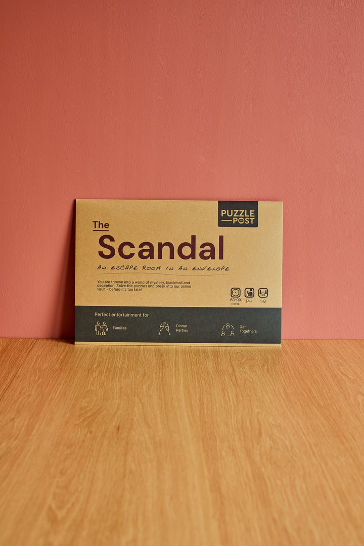 (Pre-Sale ETA: MID MAY) The Scandal [Escape Room Puzzle Sets 2025]