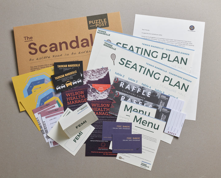 (Pre-Sale ETA: MID MAY) The Scandal [Escape Room Puzzle Sets 2025]