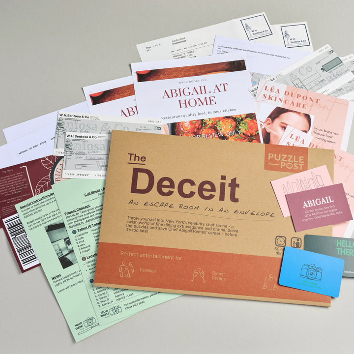 (Pre-Sale ETA: MID MAY) The Deceit [Escape Room Puzzle Sets 2025]