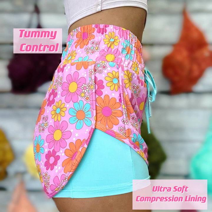 Magic Fit Layered Shorts - SUMMER COLORS (Ready to ship)