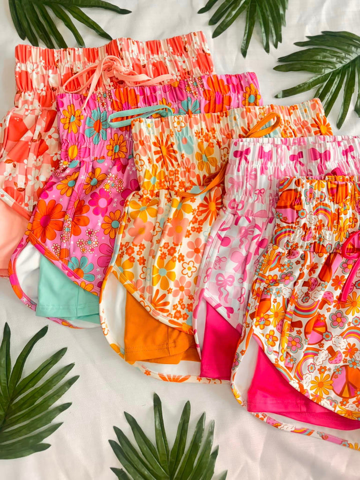 Magic Fit Layered Shorts - SUMMER COLORS (Ready to ship)