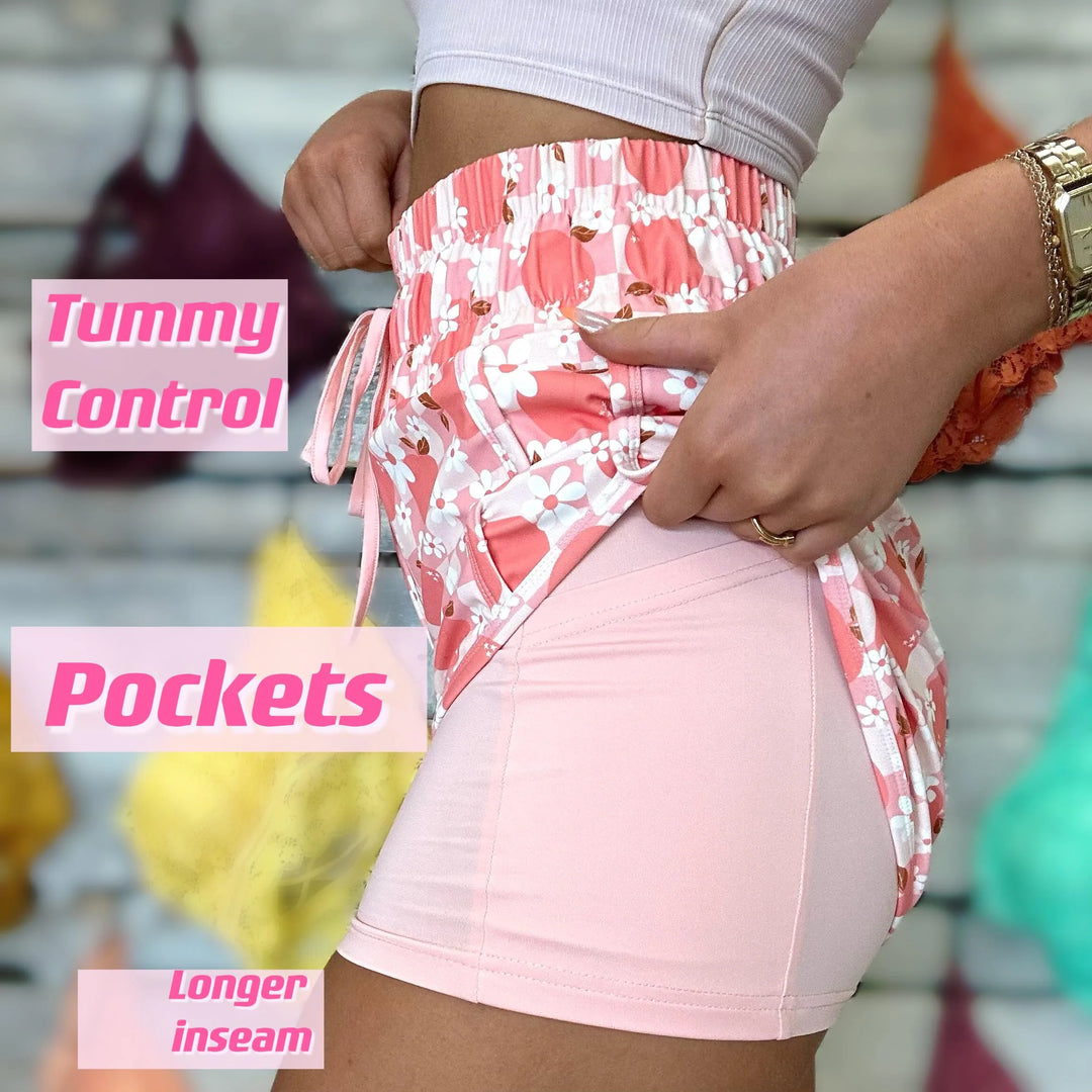 Magic Fit Layered Shorts - SUMMER COLORS (Ready to ship)