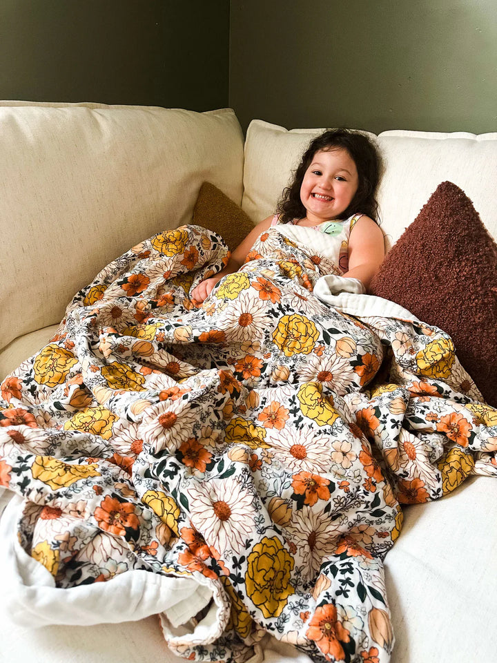 (Pre-Sale ETA: AUG) AIRY Daydream Blankets | LUXE 8-Layer Printed Blankets - Rooted + Wild Collection
