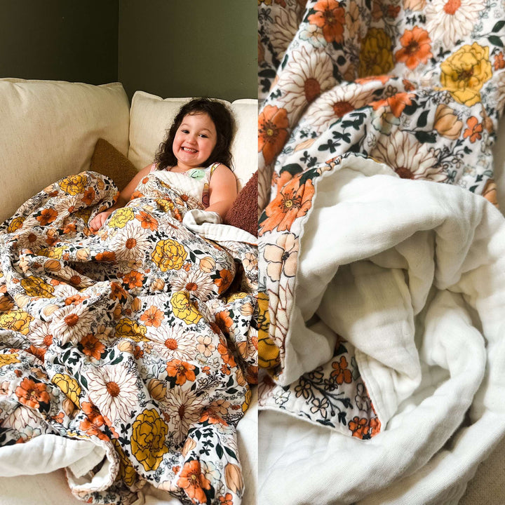 AIRY Daydream Blankets | LUXE 8-Layer Printed Blankets (Ready To Ship)