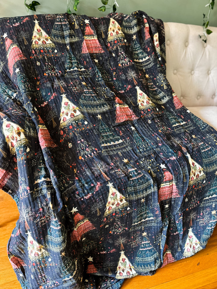 (Pre-Sale ETA: NOV) AIRY Muslin Daydream Blankets - Hearth + Holiday Collection