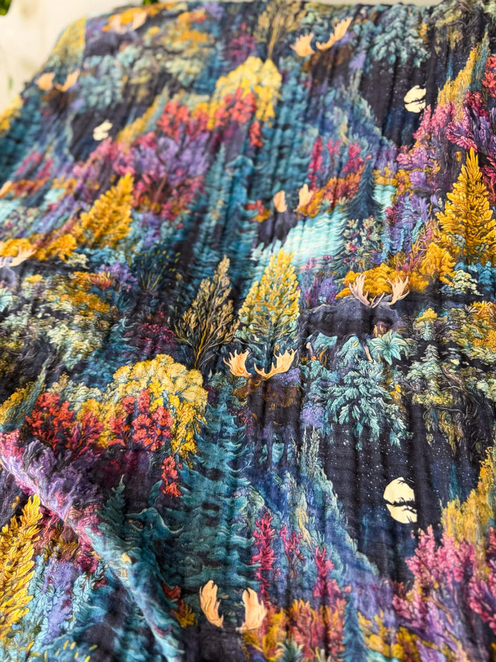 (Pre-Sale ETA: MAY) Midnight Moose Daydream Blanket - The Folklore Collection