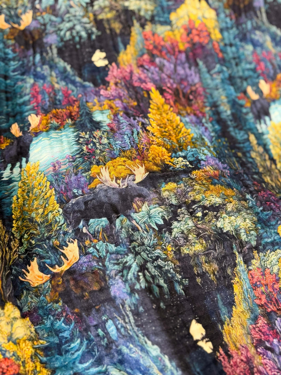 (Pre-Sale ETA: MAY) Midnight Moose Daydream Blanket - The Folklore Collection