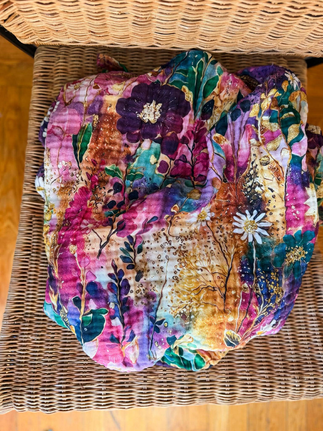 Velvet Garden Daydream Blanket - Midsummer Stories Collection (Ready to ship)
