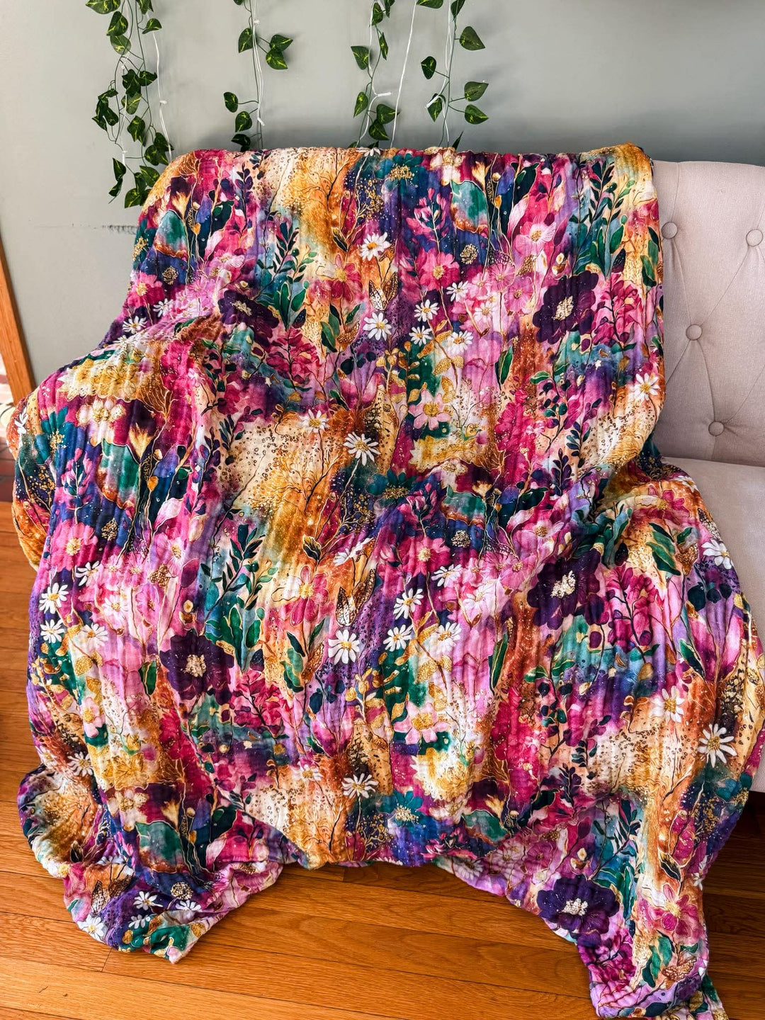Velvet Garden Daydream Blanket - Midsummer Stories Collection (Ready to ship)
