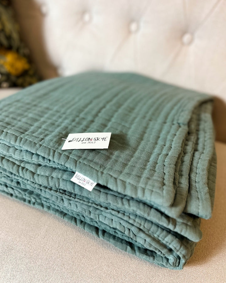 Dusty Sage Daydream Blanket - The Signature Solids 2026 Collection (Ready to ship)