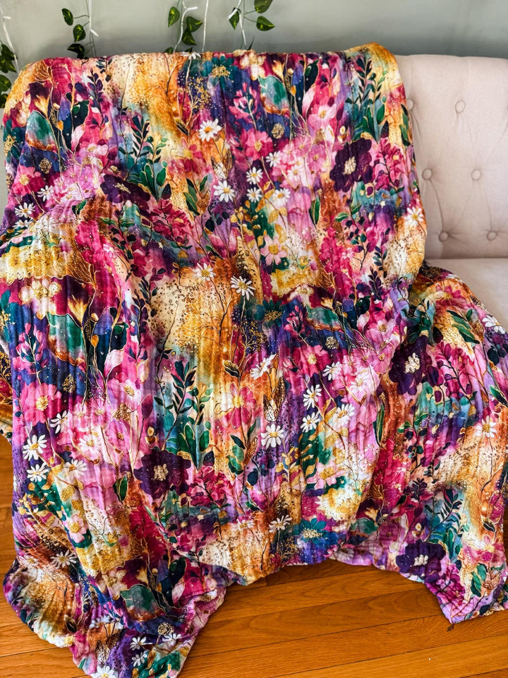 Velvet Garden Daydream Blanket - Midsummer Stories Collection (Ready to ship)