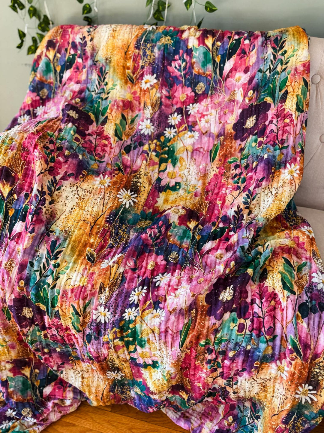 Velvet Garden Daydream Blanket - Midsummer Stories Collection (Ready to ship)