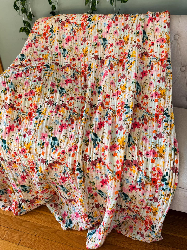 Sweet Meadow Daydream Blanket - Midsummer Stories Collection (Ready to ship)
