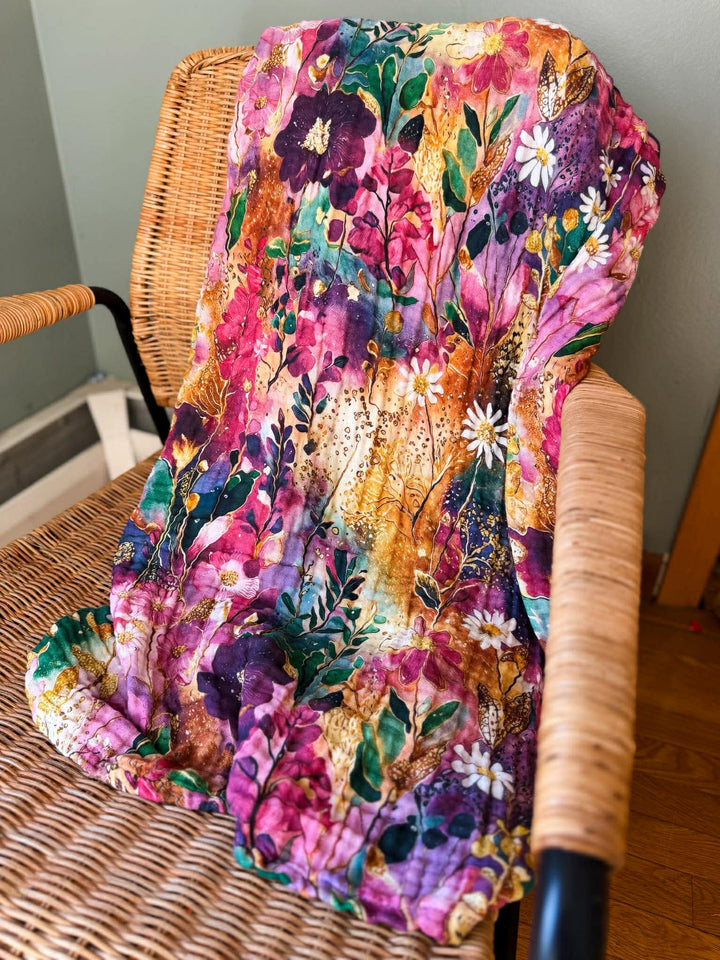 Velvet Garden Daydream Blanket - Midsummer Stories Collection (Ready to ship)