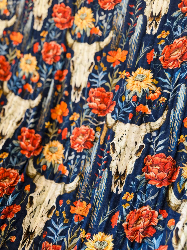 Midnight Prairie Daydream Blanket - Midsummer Stories Collection (Ready to ship)