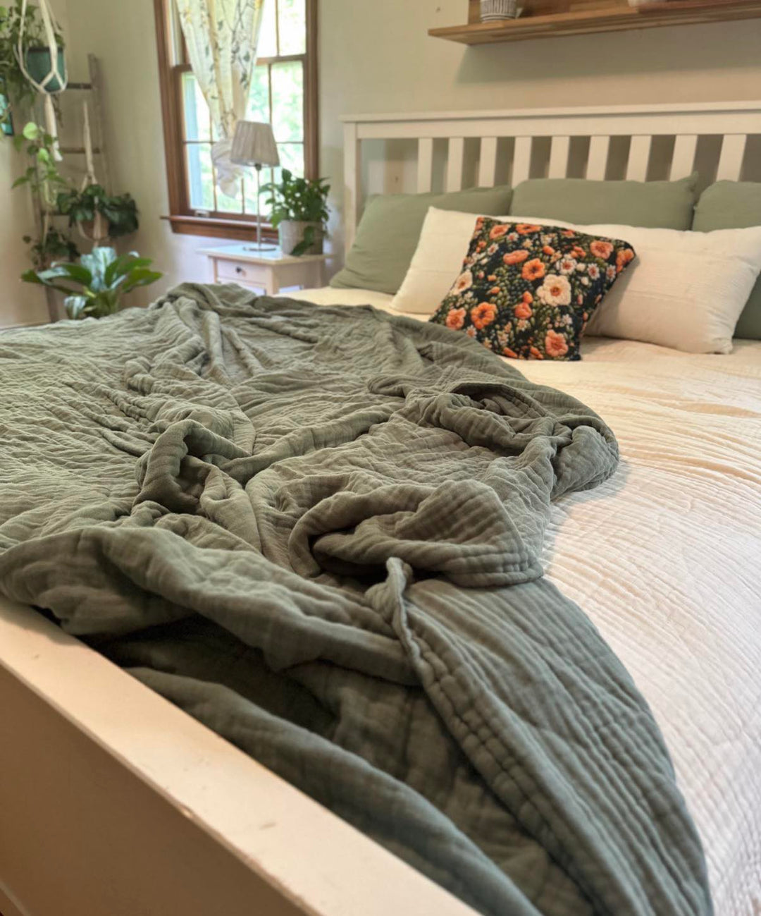 Dusty Sage Daydream Blanket - The Signature Solids 2026 Collection (Ready to ship)