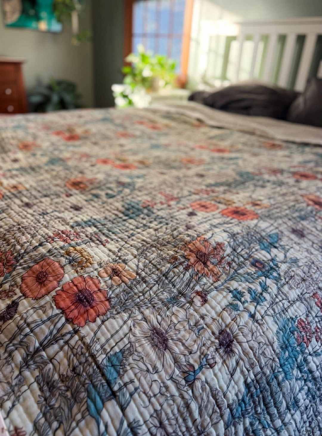 (Pre-Sale ETA: Late AUGUST) Orange Wildflower Sketch Daydream Blanket - The Classics Collection