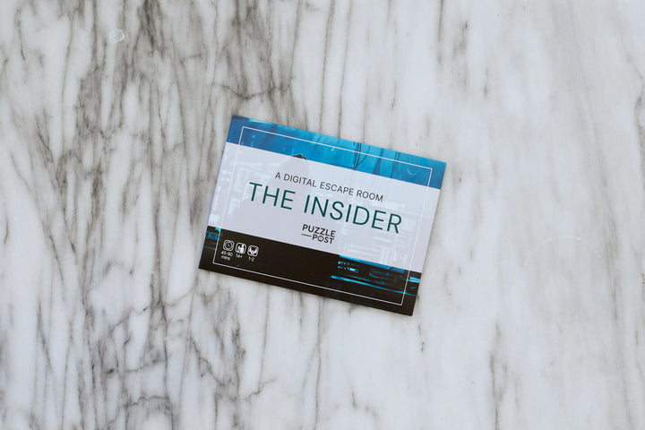 (Pre-Sale ETA: MID MAY) The Insider- Interactive [Escape Room Puzzle Sets 2025]