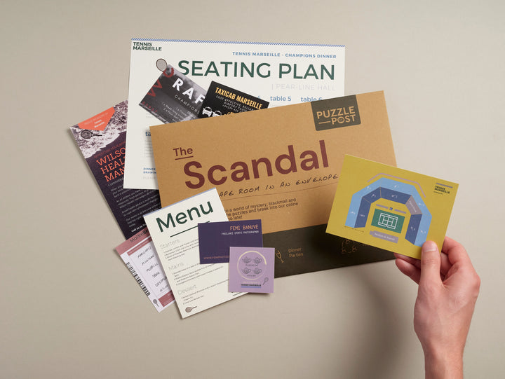 (Pre-Sale ETA: MID MAY) The Scandal [Escape Room Puzzle Sets 2025]
