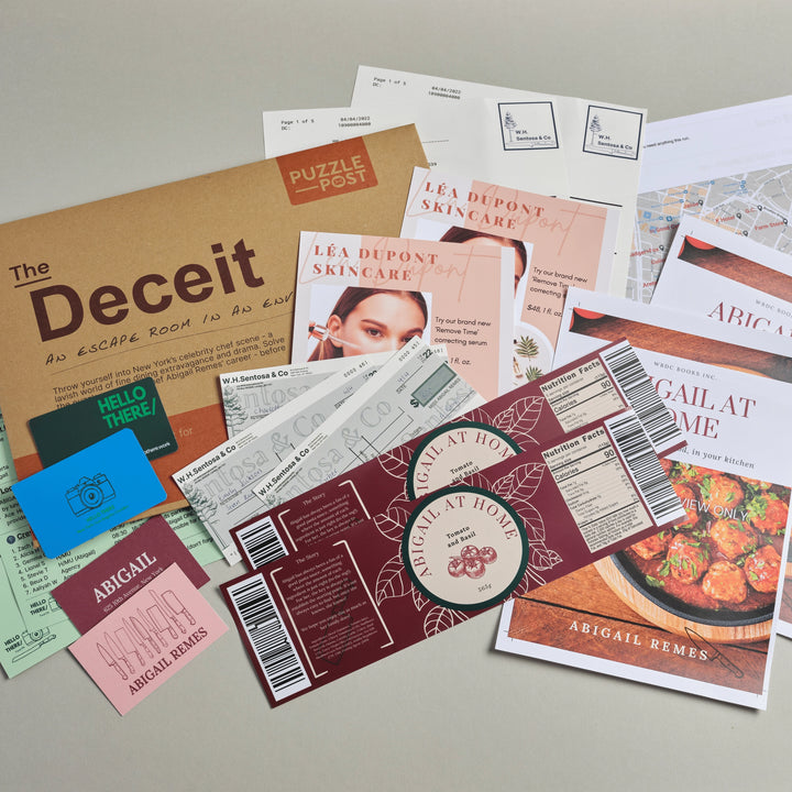 (Pre-Sale ETA: MID MAY) The Deceit [Escape Room Puzzle Sets 2025]