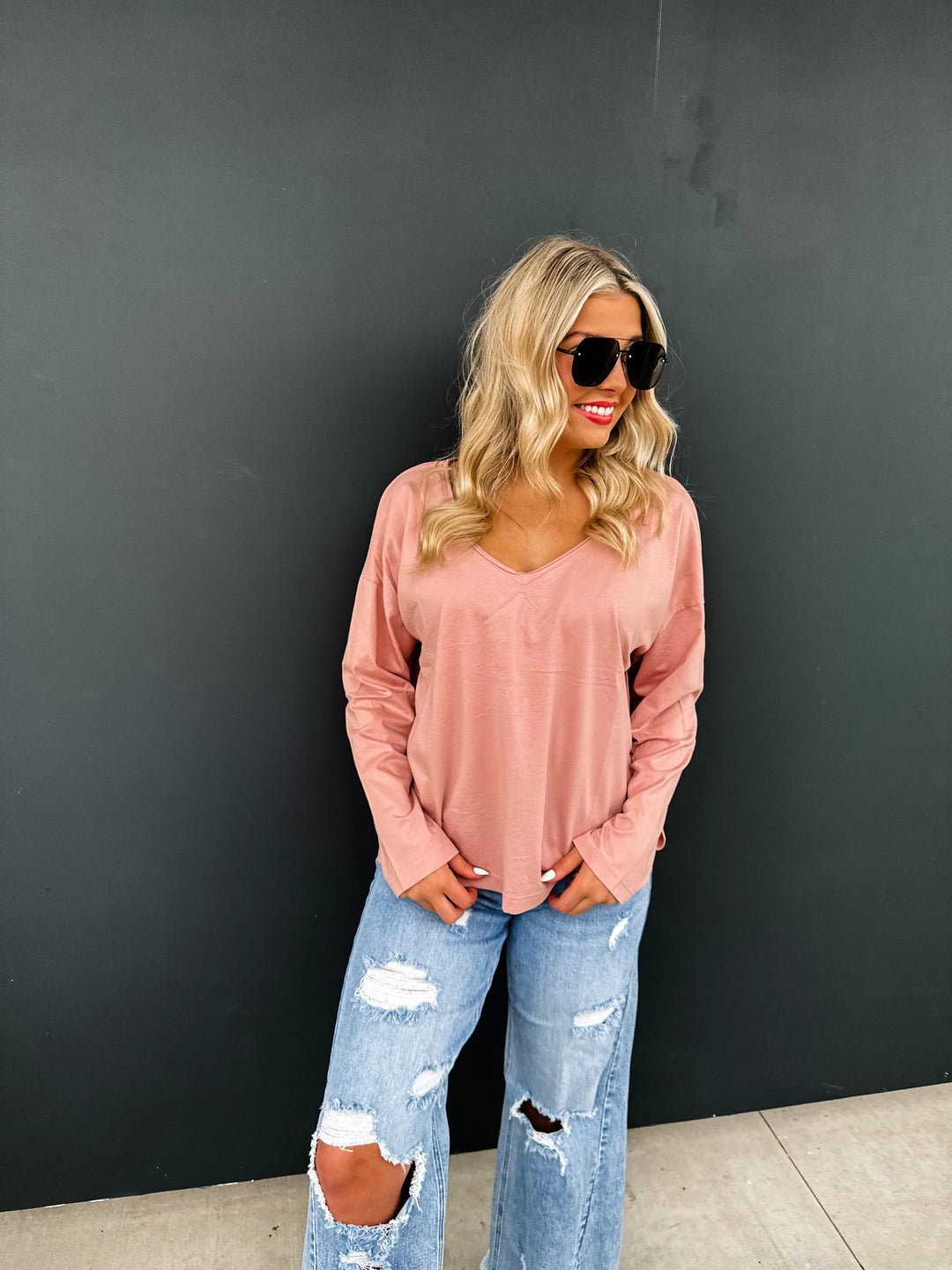 Parker Basic Washed Tee (Ready to ship)