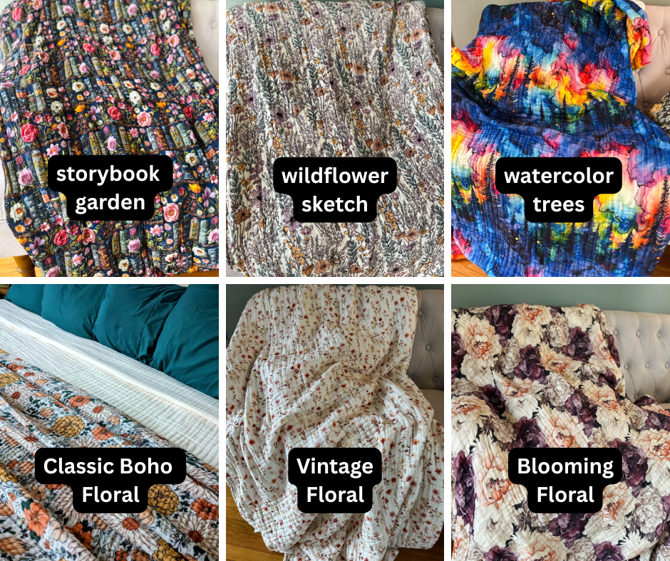 (Pre-Sale ETA: SEPT) AIRY Muslin Daydream Blankets - The Classics