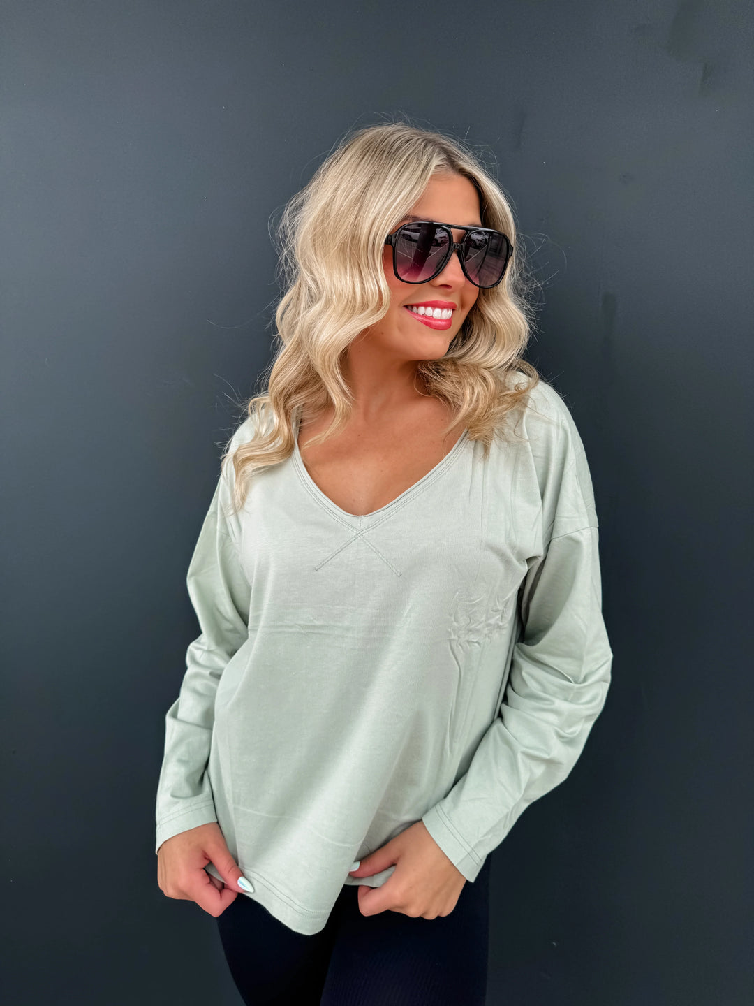 Parker Basic Washed Tee (Ready to ship)