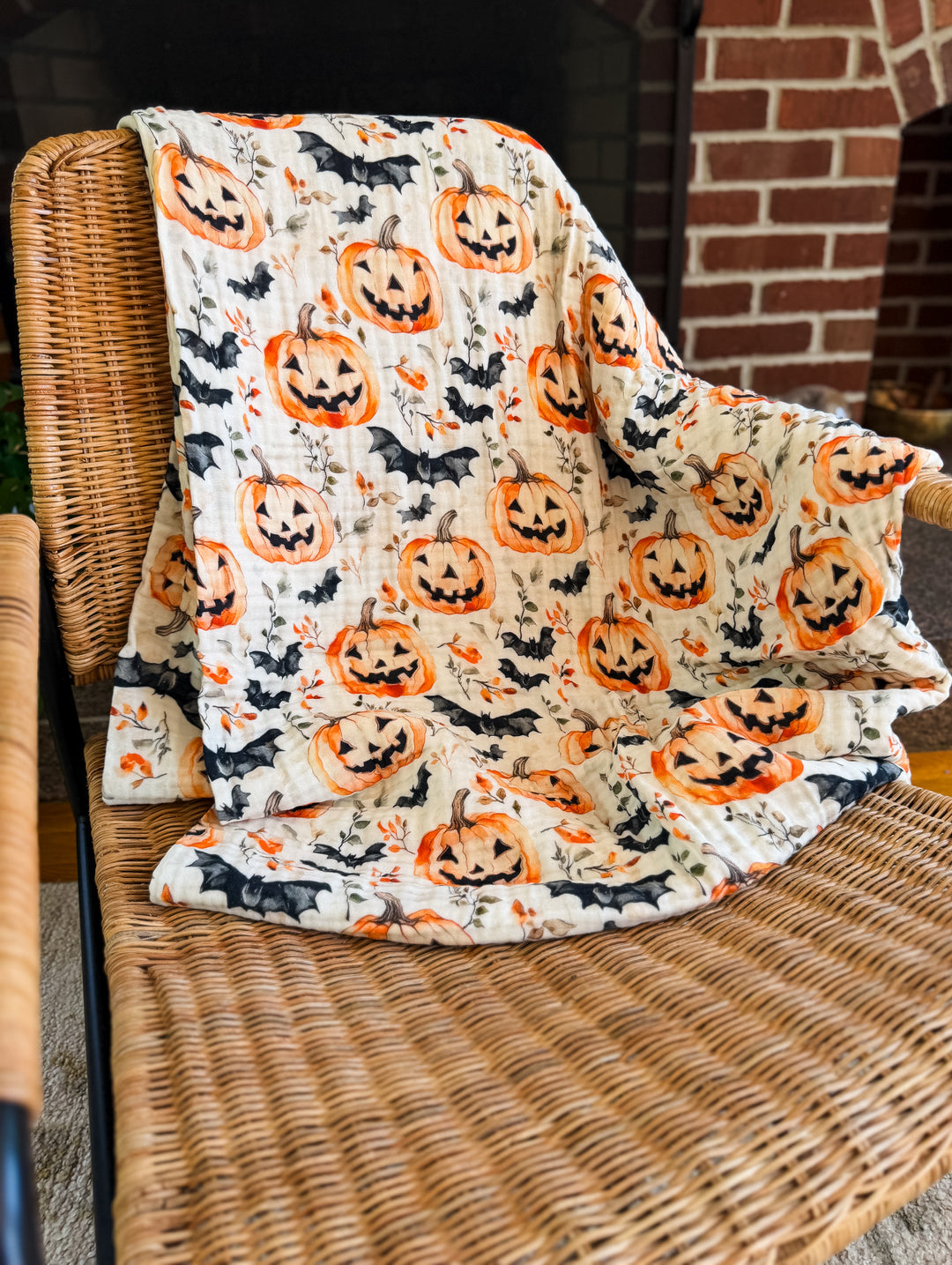 Trick or Treat Lane Daydream Blanket - October Evenings Collection (Ready to ship)
