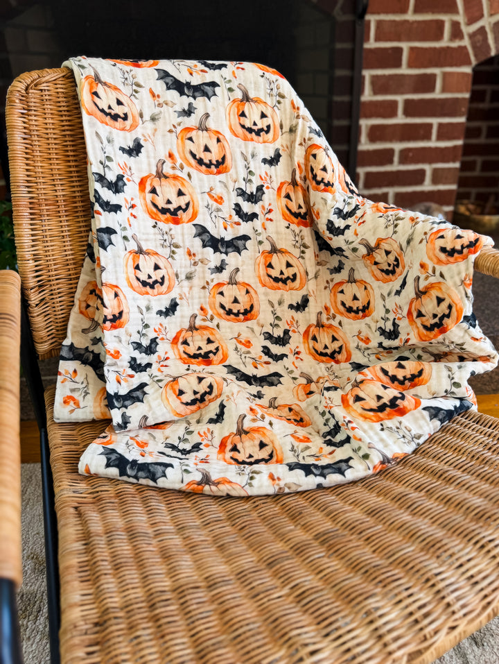 Trick or Treat Lane Daydream Blanket - October Evenings Collection (Ready to ship)