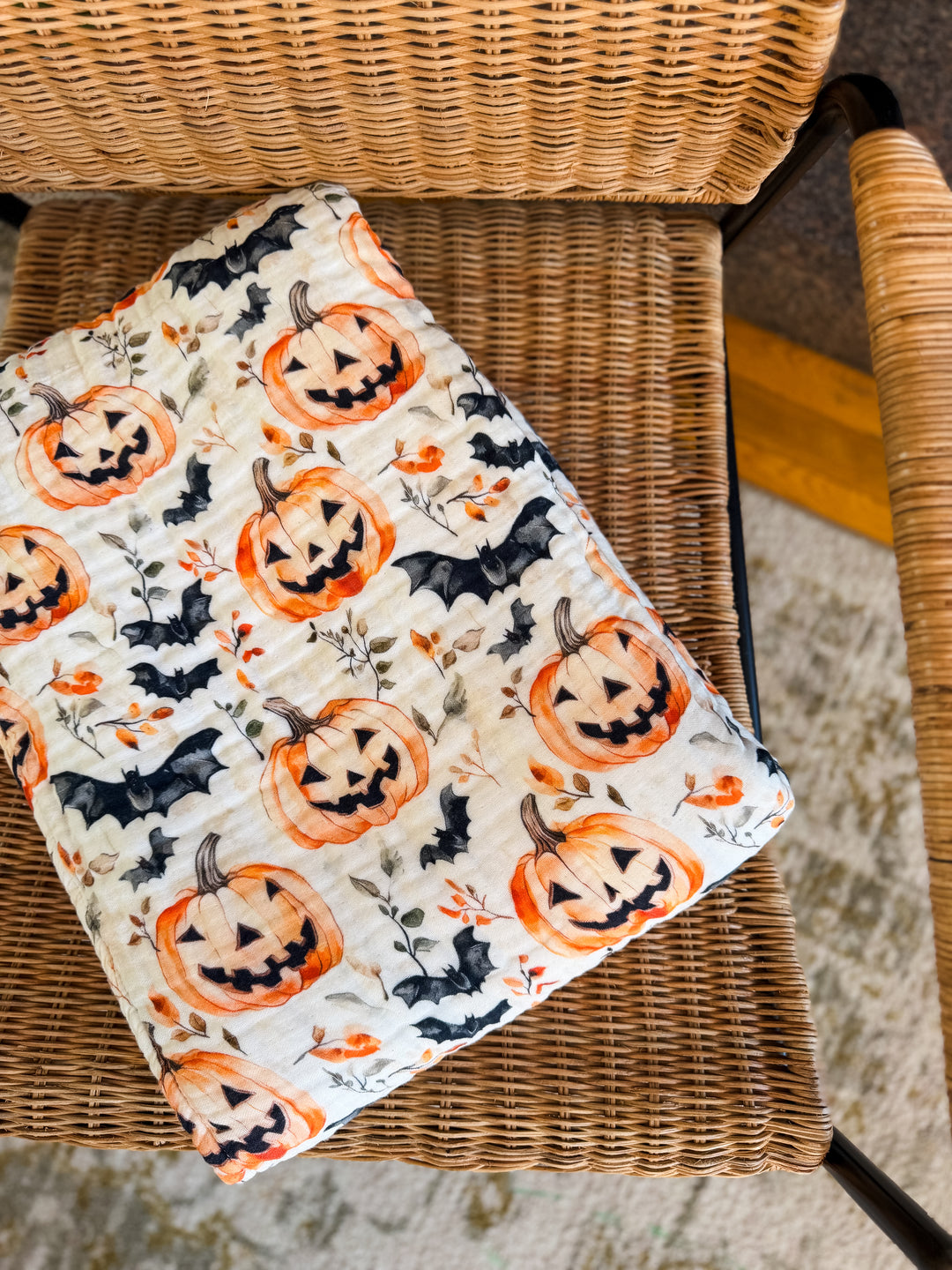 Trick or Treat Lane Daydream Blanket - October Evenings Collection (Ready to ship)