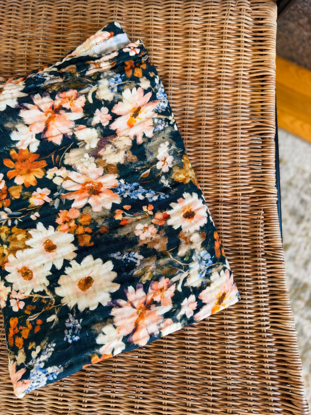 Wild Blooms Daydream Blanket - October Evenings Collection (Ready to ship)