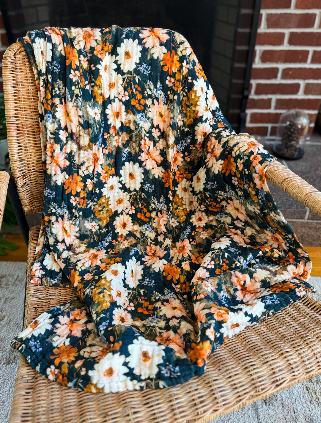Wild Blooms Daydream Blanket - October Evenings Collection (Ready to ship)