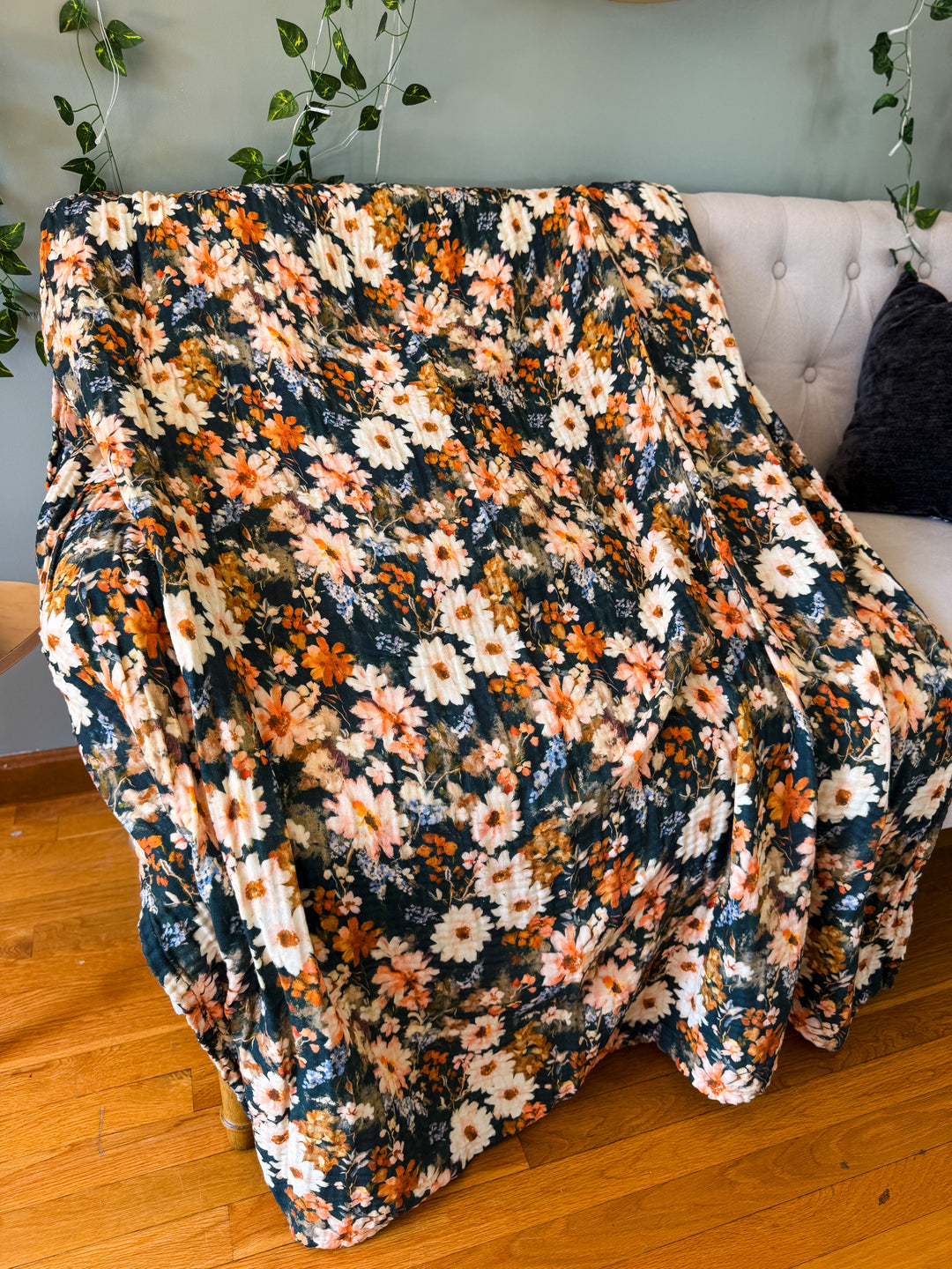 Wild Blooms Daydream Blanket - October Evenings Collection (Ready to ship)