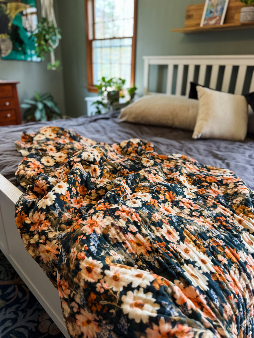 Wild Blooms Daydream Blanket - October Evenings Collection (Ready to ship)