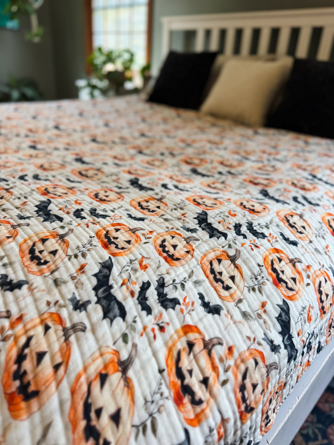 Trick or Treat Lane Daydream Blanket - October Evenings Collection (Ready to ship)