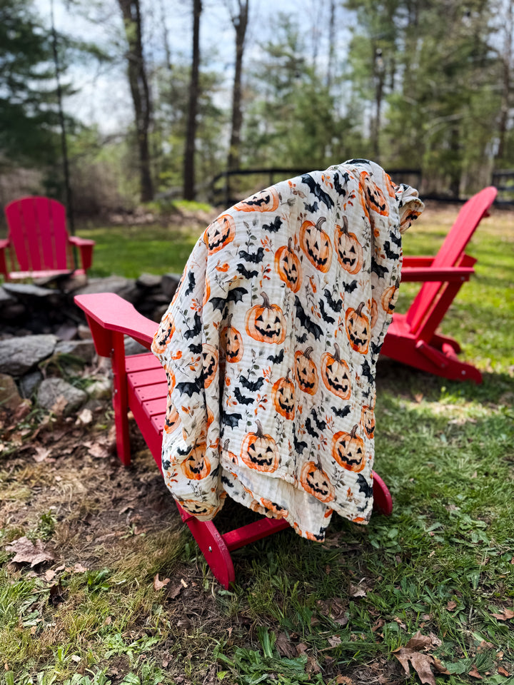 Trick or Treat Lane Daydream Blanket - October Evenings Collection (Ready to ship)