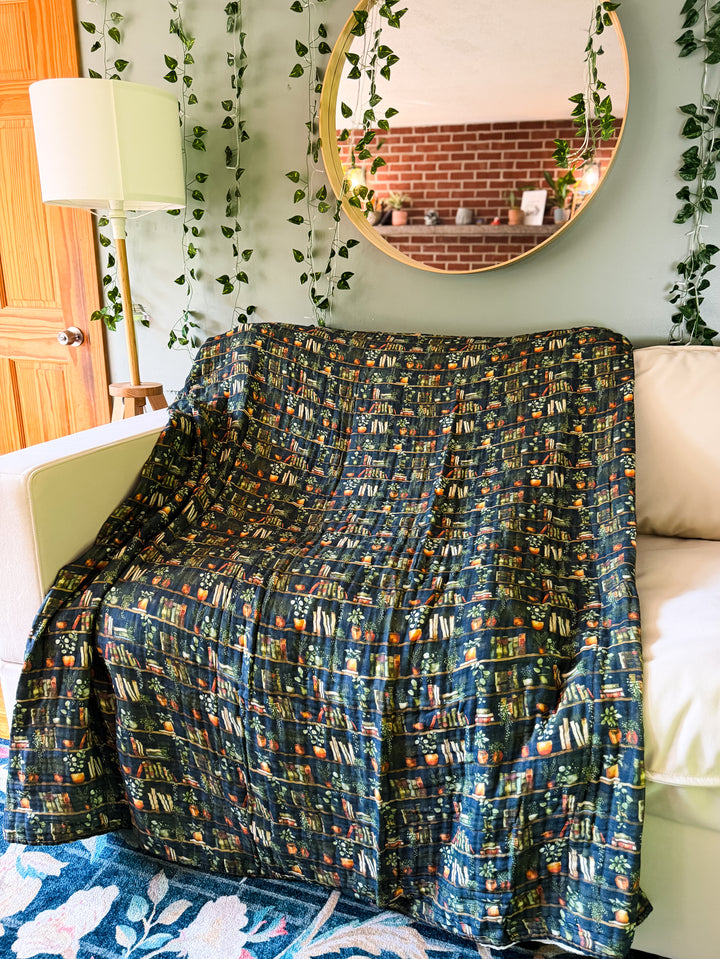Greenhouse Library Daydream Blanket - Our Edit Collection | ETA DEC