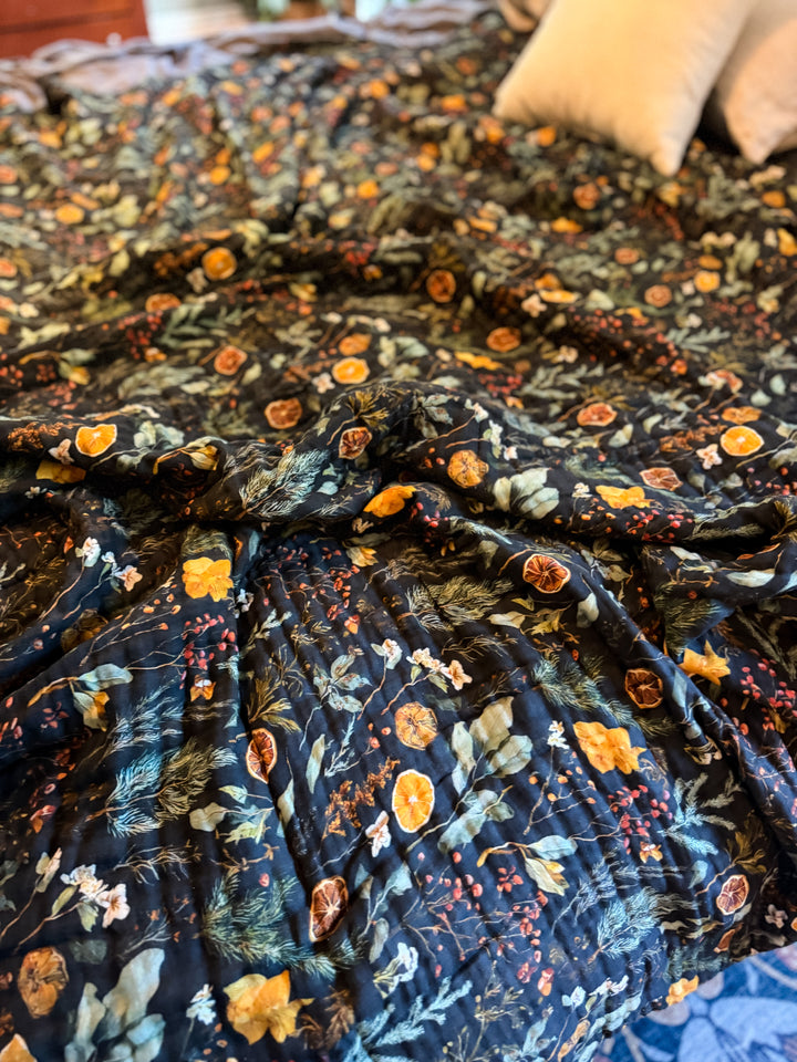 Yuletide Botanicals Daydream Blanket - Winter Whimsy Collection | ETA NOV