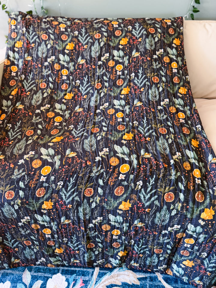 Yuletide Botanicals Daydream Blanket - Winter Whimsy Collection | ETA NOV