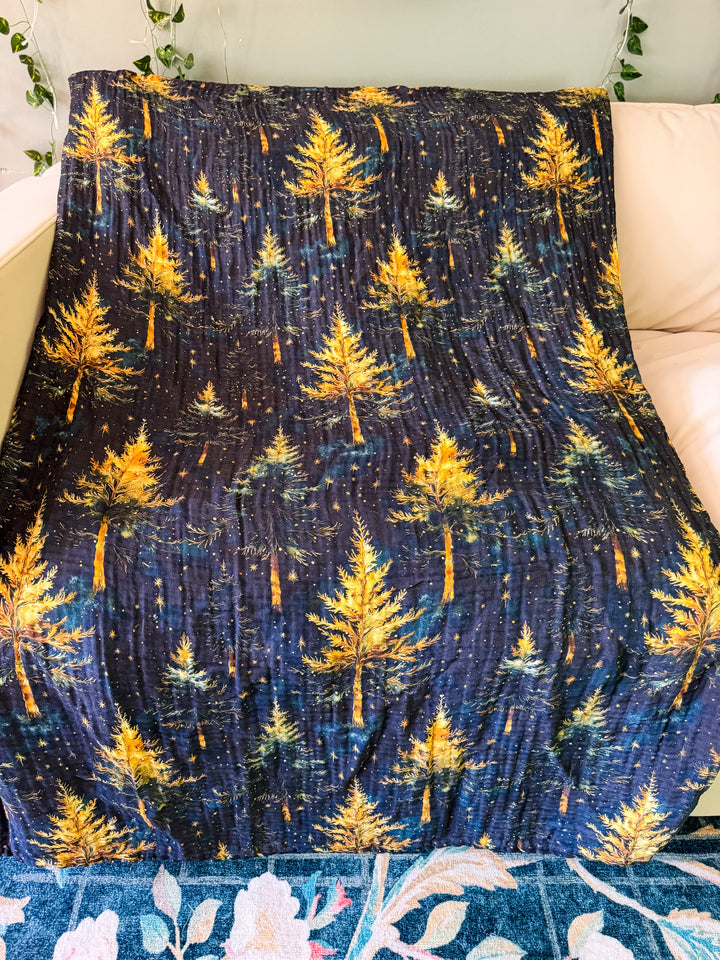 Moonlit Forest Daydream Blanket - Winter Whimsy Collection | ETA NOV