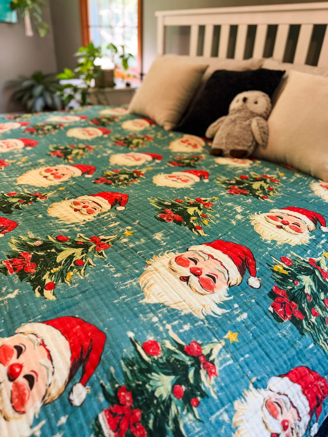 Vintage Santa Daydream Blanket - Winter Whimsy Collection | ETA NOV