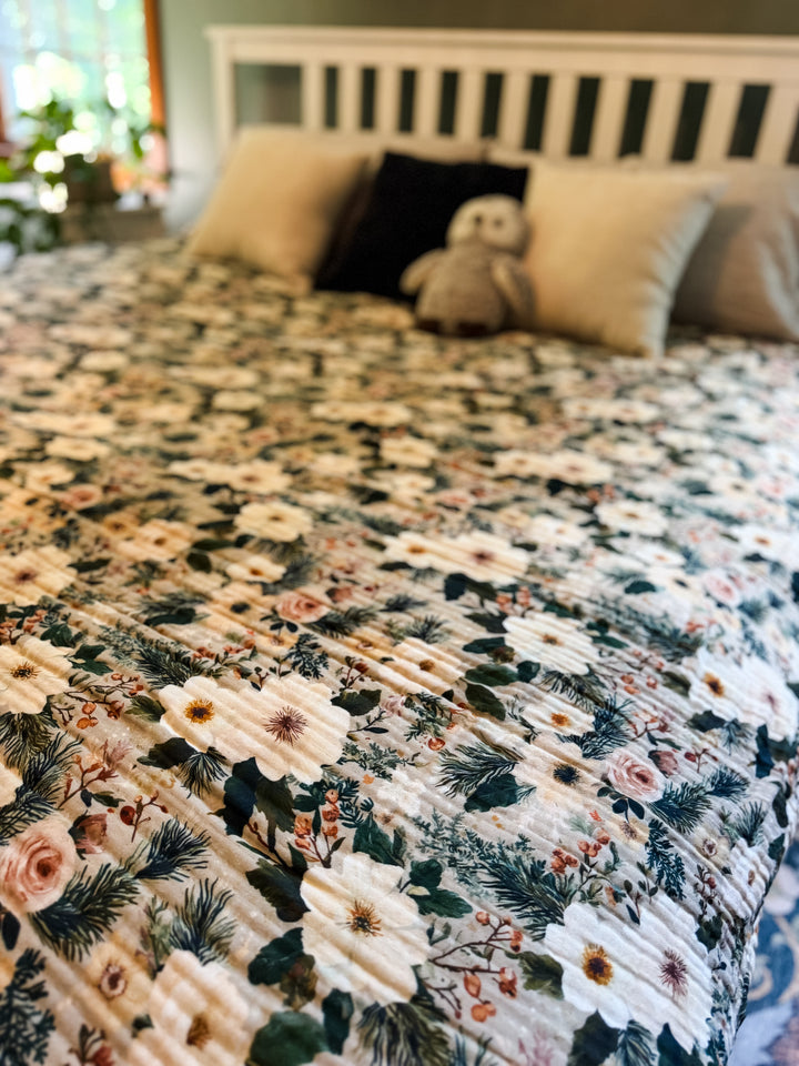 Christmas Bouquet Daydream Blanket - Winter Whimsy Collection | ETA NOV