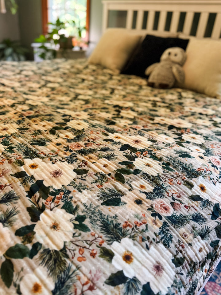 Christmas Bouquet Daydream Blanket - Winter Whimsy Collection | ETA NOV