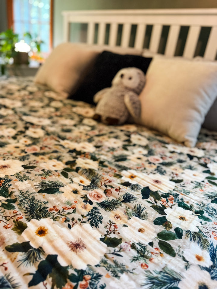 Christmas Bouquet Daydream Blanket - Winter Whimsy Collection | ETA NOV