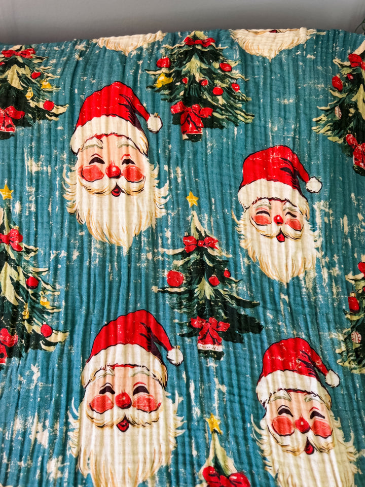 Vintage Santa Daydream Blanket - Winter Whimsy Collection | ETA NOV