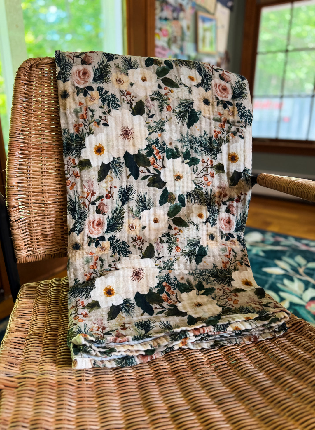 Christmas Bouquet Daydream Blanket - Winter Whimsy Collection | ETA NOV